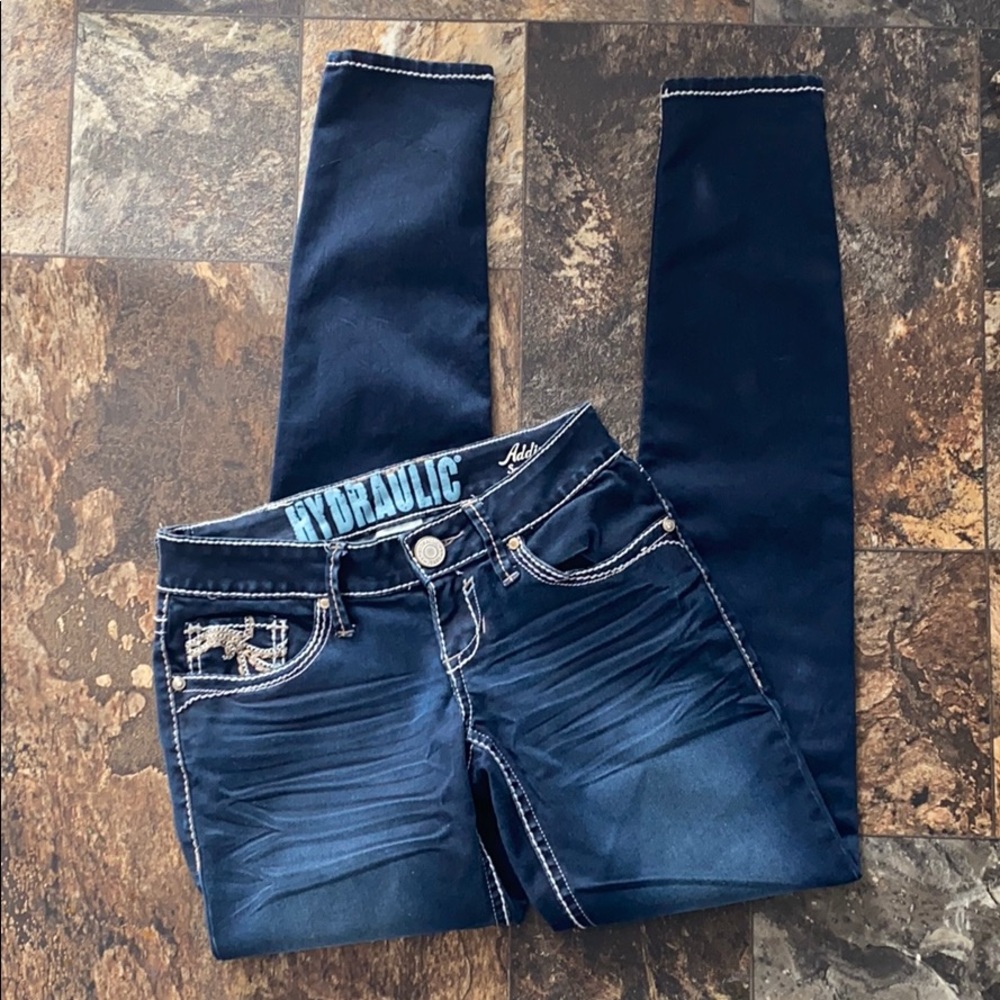 Hydraulic Addison Super Skinny Jeans 3/4
